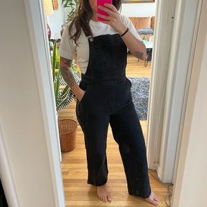 Black Levis Ribcage Overalls